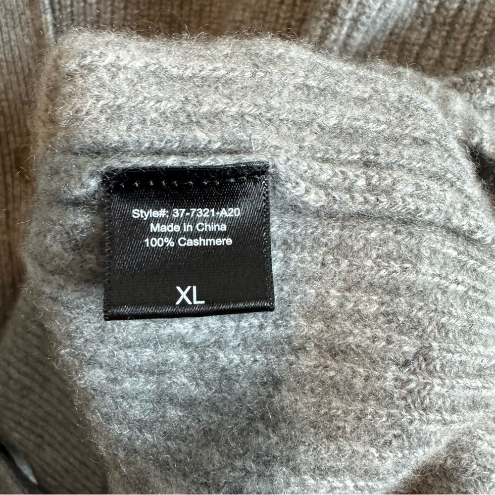 Jenni Kayne 100% Cashmere Cropped Cocoon Cardigan XL - Picture 10 of 12